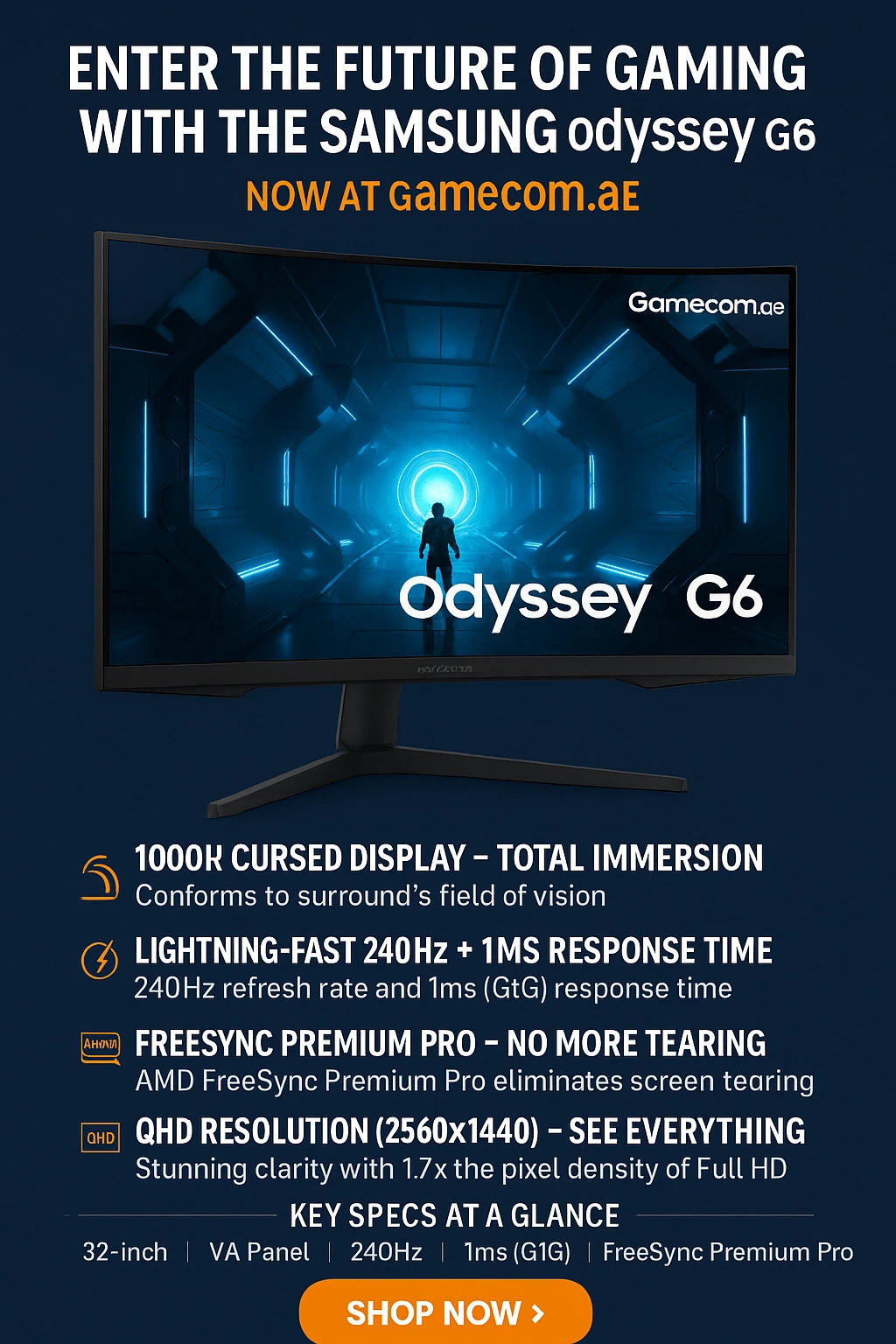 Samsung Odyssey G6 – The Ultimate Gaming Curve Has Arrived